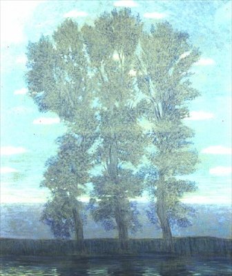 Trees Before a Lake by Wilhelm List