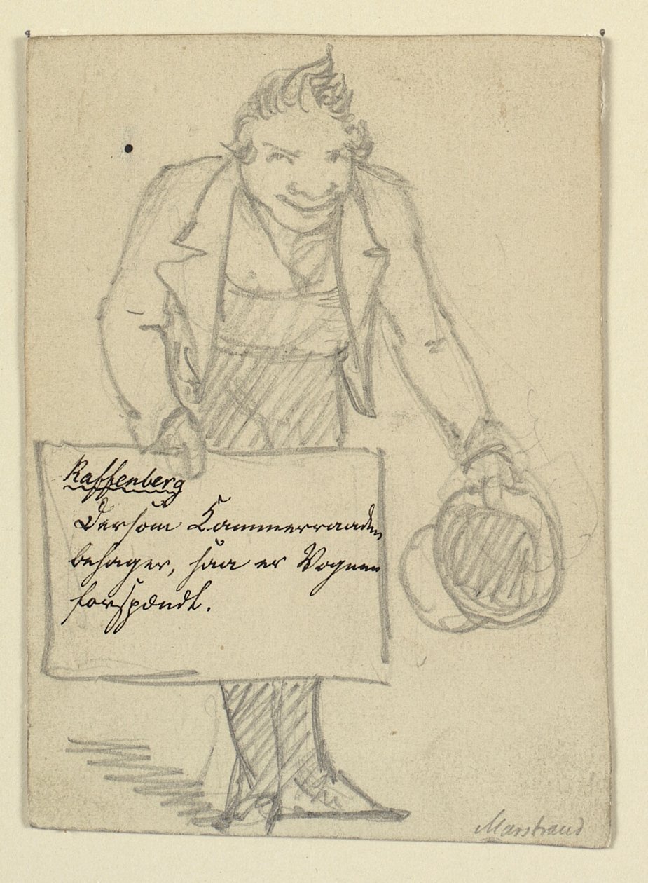 Bowing Coachman. The Invitation (to Raffenberg) by Wilhelm Marstrand