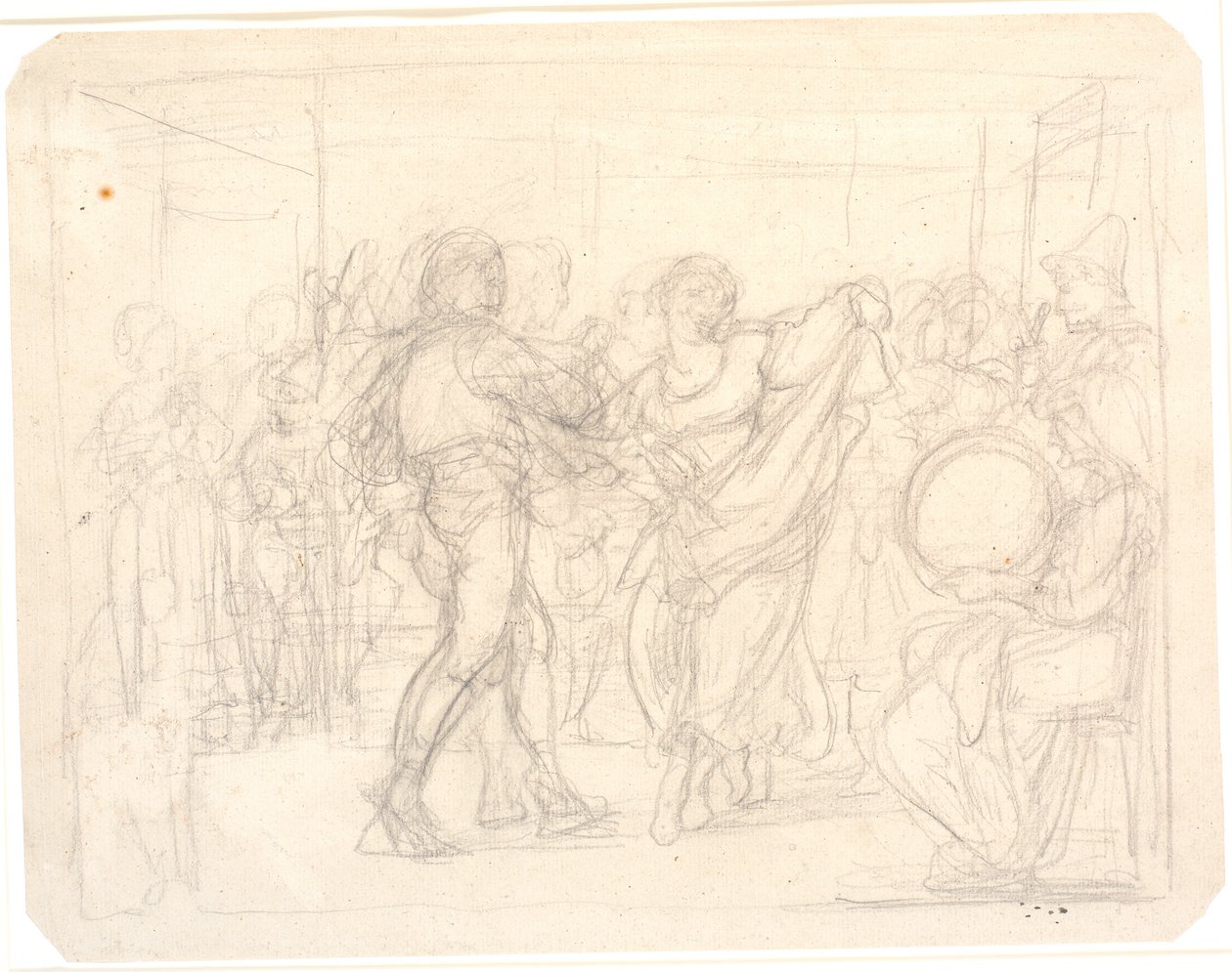 Dance in a Dairy by Wilhelm Marstrand