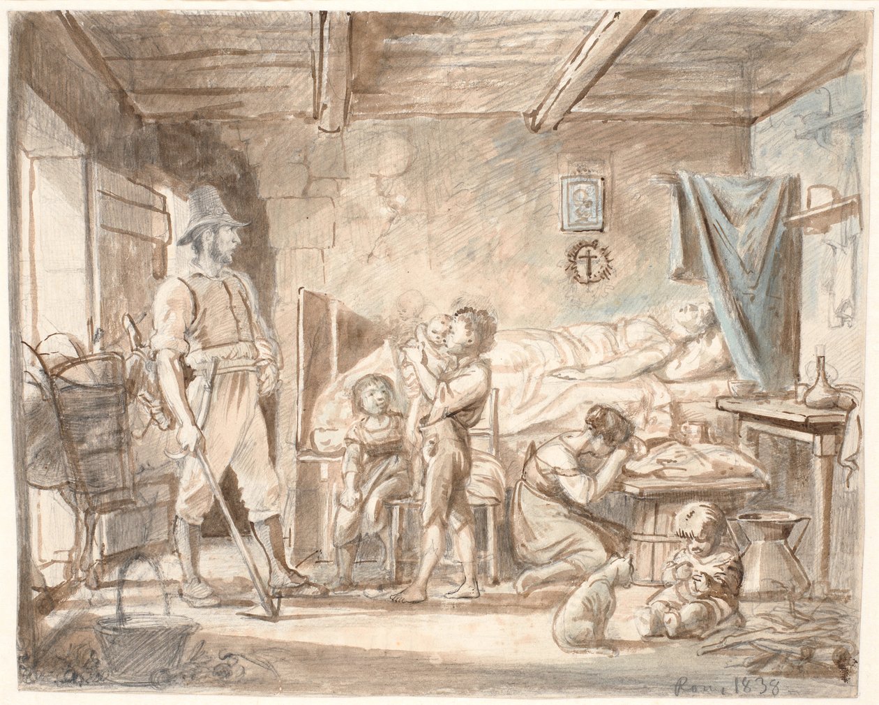 The Return to the Motherless by Wilhelm Marstrand