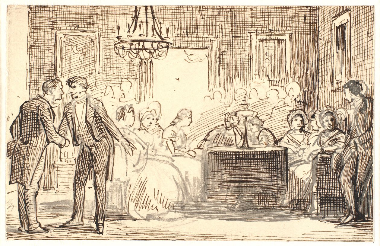 Copenhagen Social Scene by Wilhelm Marstrand