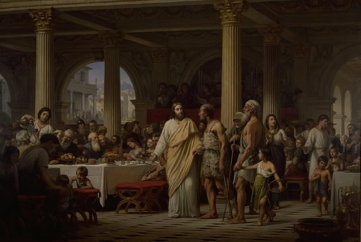 The Parable of the Great Supper by Wilhelm Marstrand