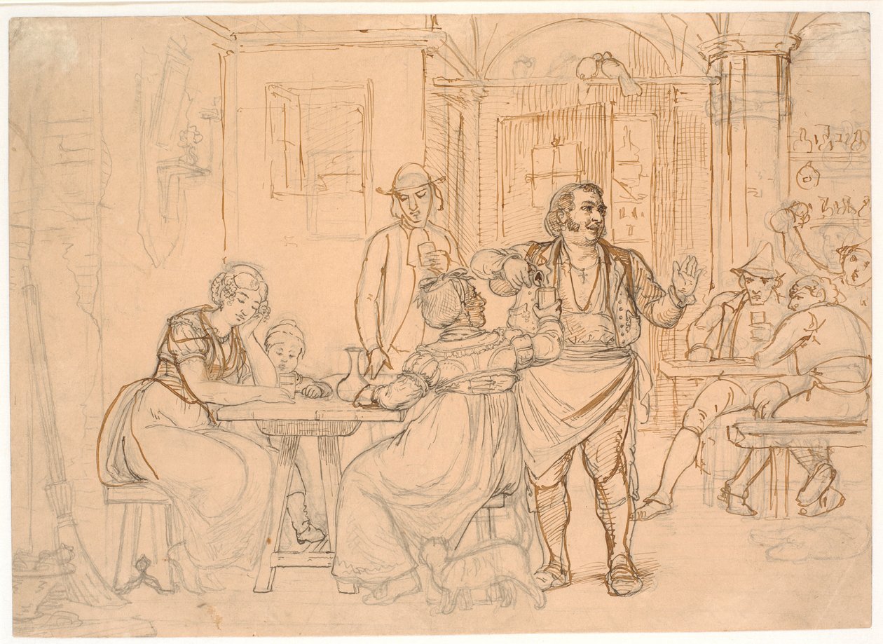Easter Scene by Wilhelm Marstrand