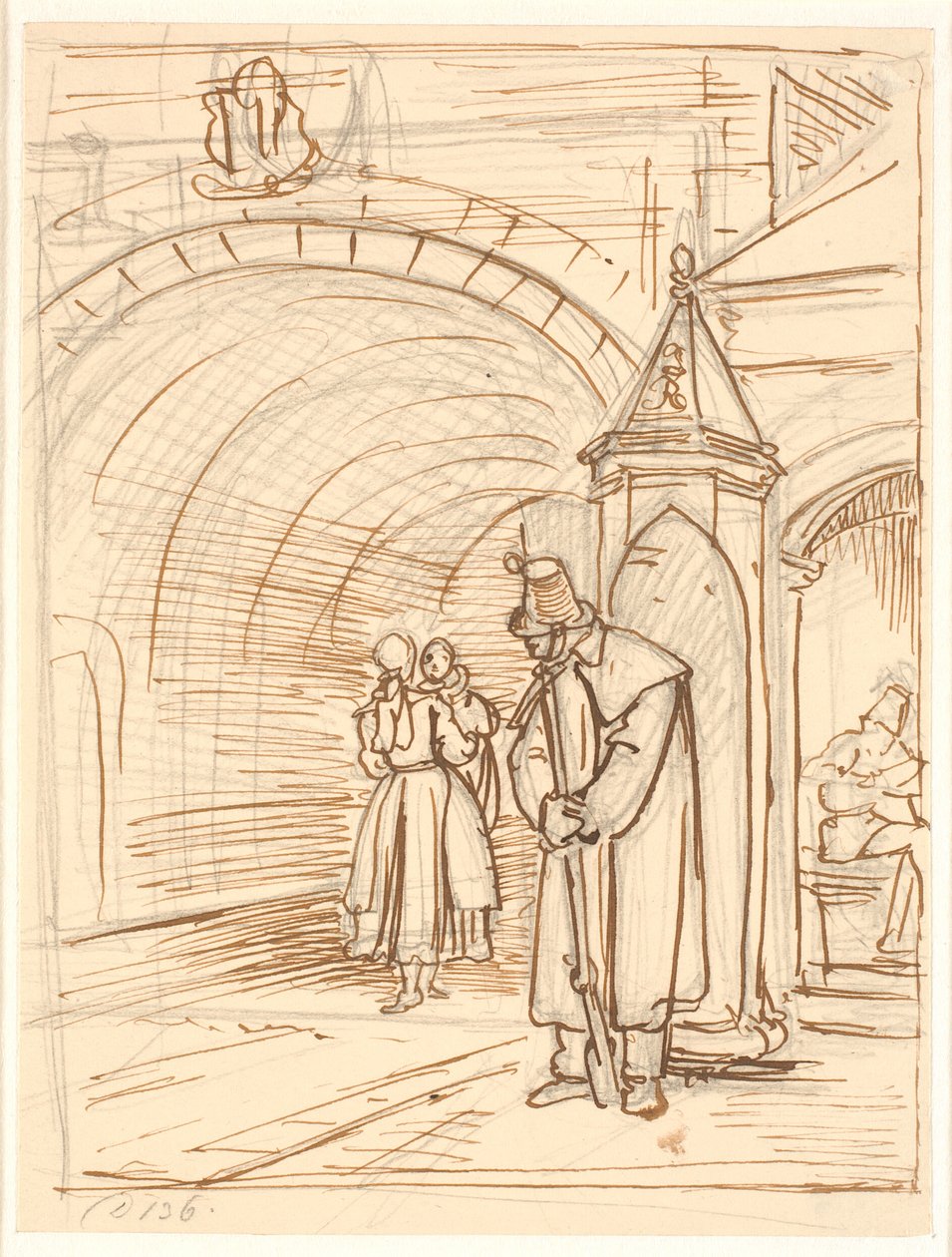 The Sentry at the Castle Gate by Wilhelm Marstrand