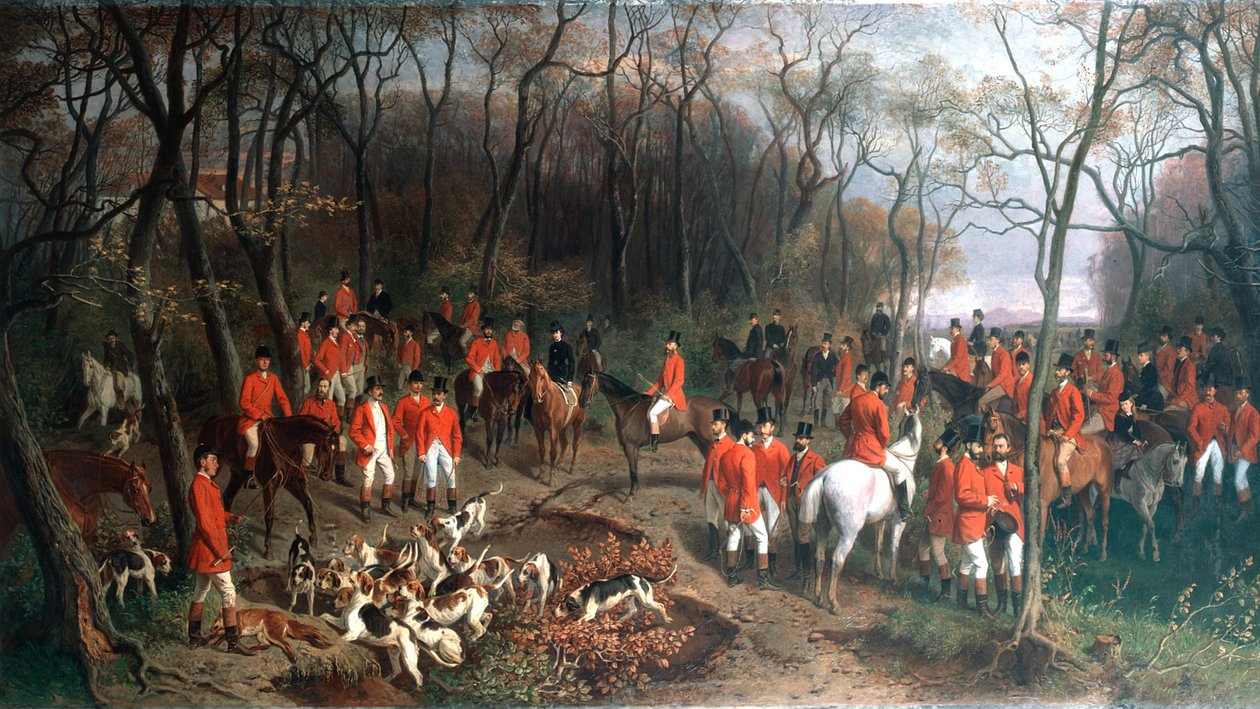 Elizabeth at the Hunt by Wilhelm Richter