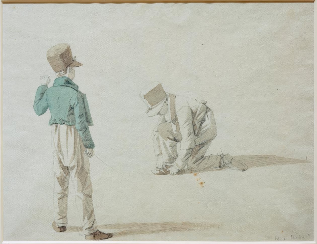 Study of a Boy with a Cap by Wilhelm von Kobell