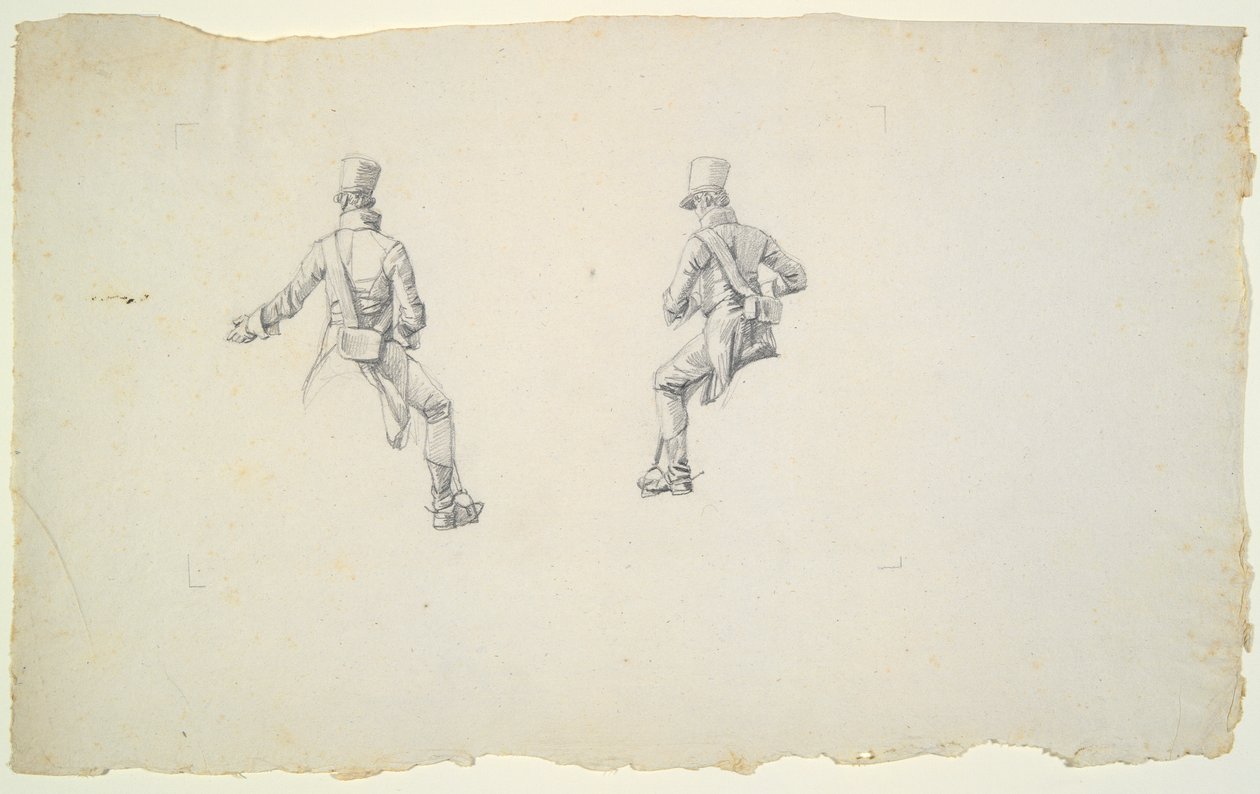 Study of an Austrian Hussar by Wilhelm von Kobell