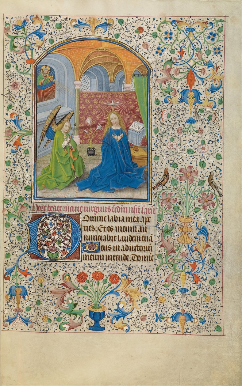 The Annunciation by Willem Vrelant