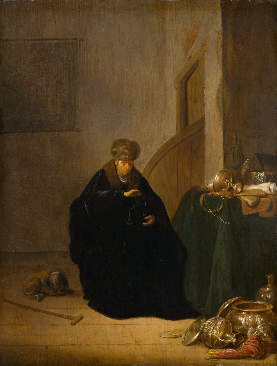 The Gold Weigher by Willem de Poorter
