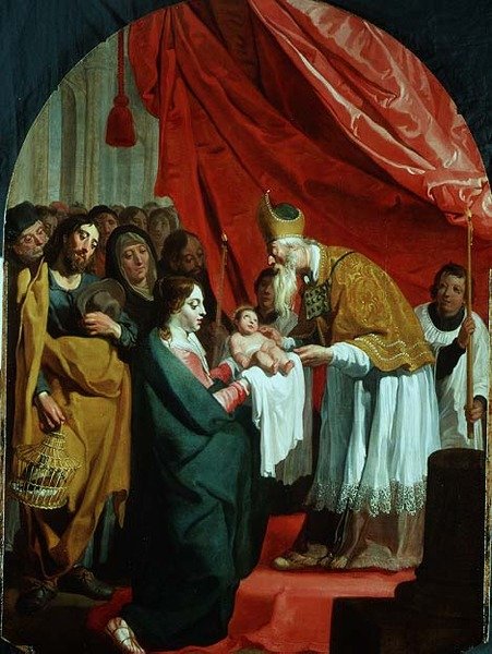 The Presentation in the temple by Willem van the Elder Herp