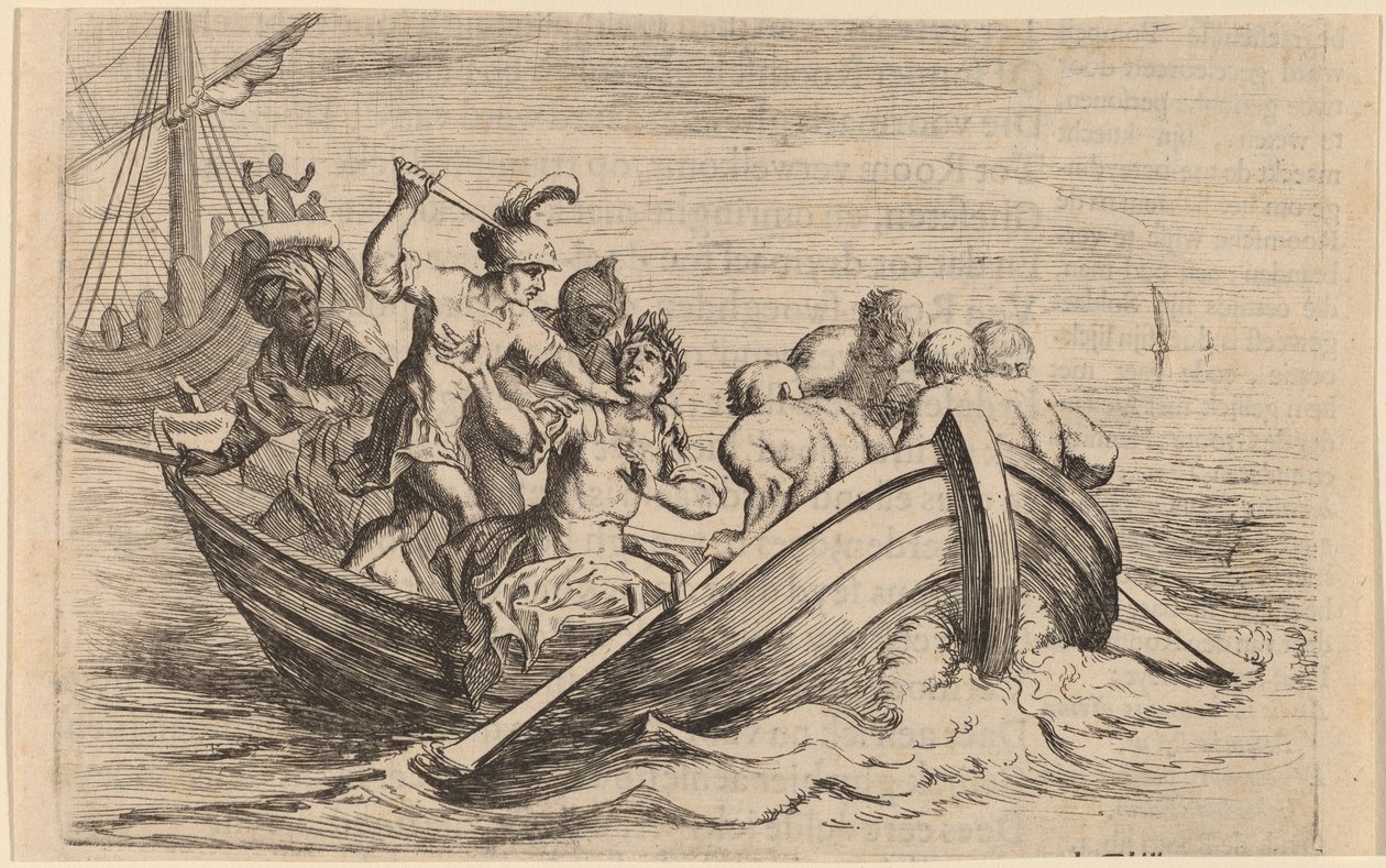 The Stabbing of Pompey by Willem Basse