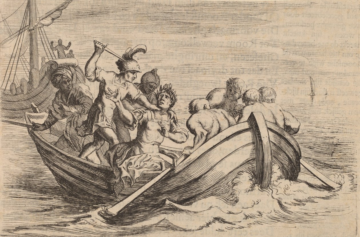 The Stabbing of Pompey by Willem Basse
