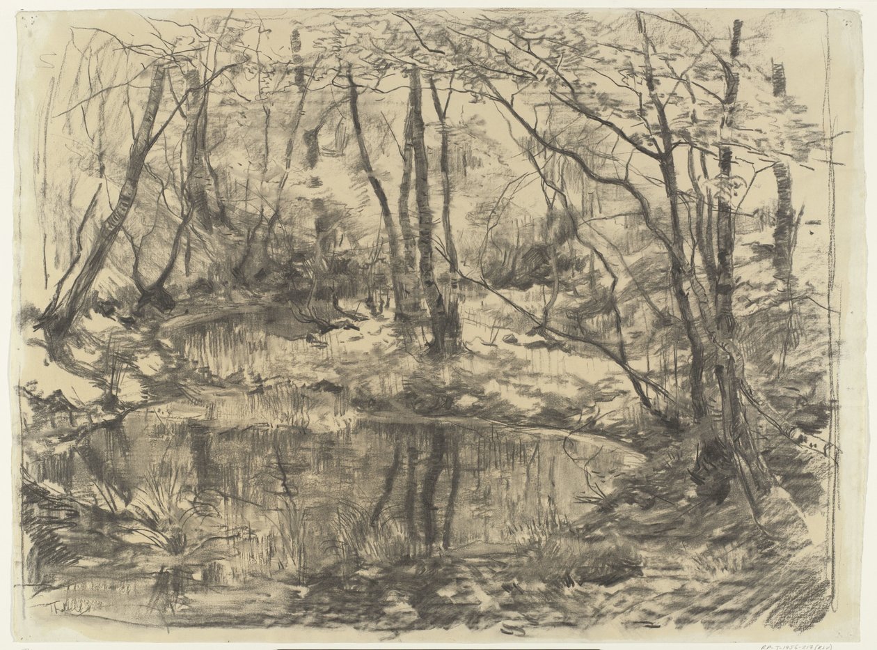 The Overgrown Pond at Ewijkshoeve by Willem Bastiaan Tholen