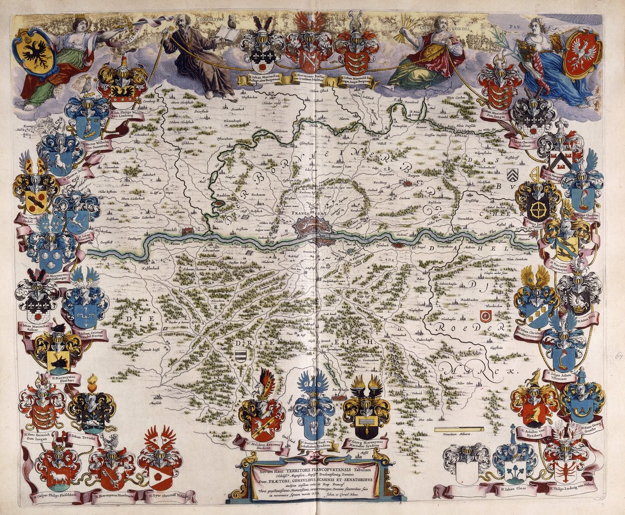 Map of Germany by Willem Blaeu