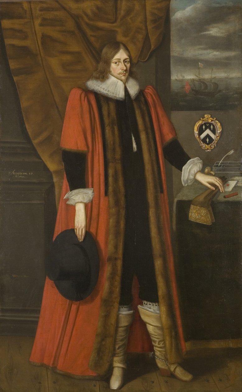 Portrait of Robert Yeamans by Willem Flessiers