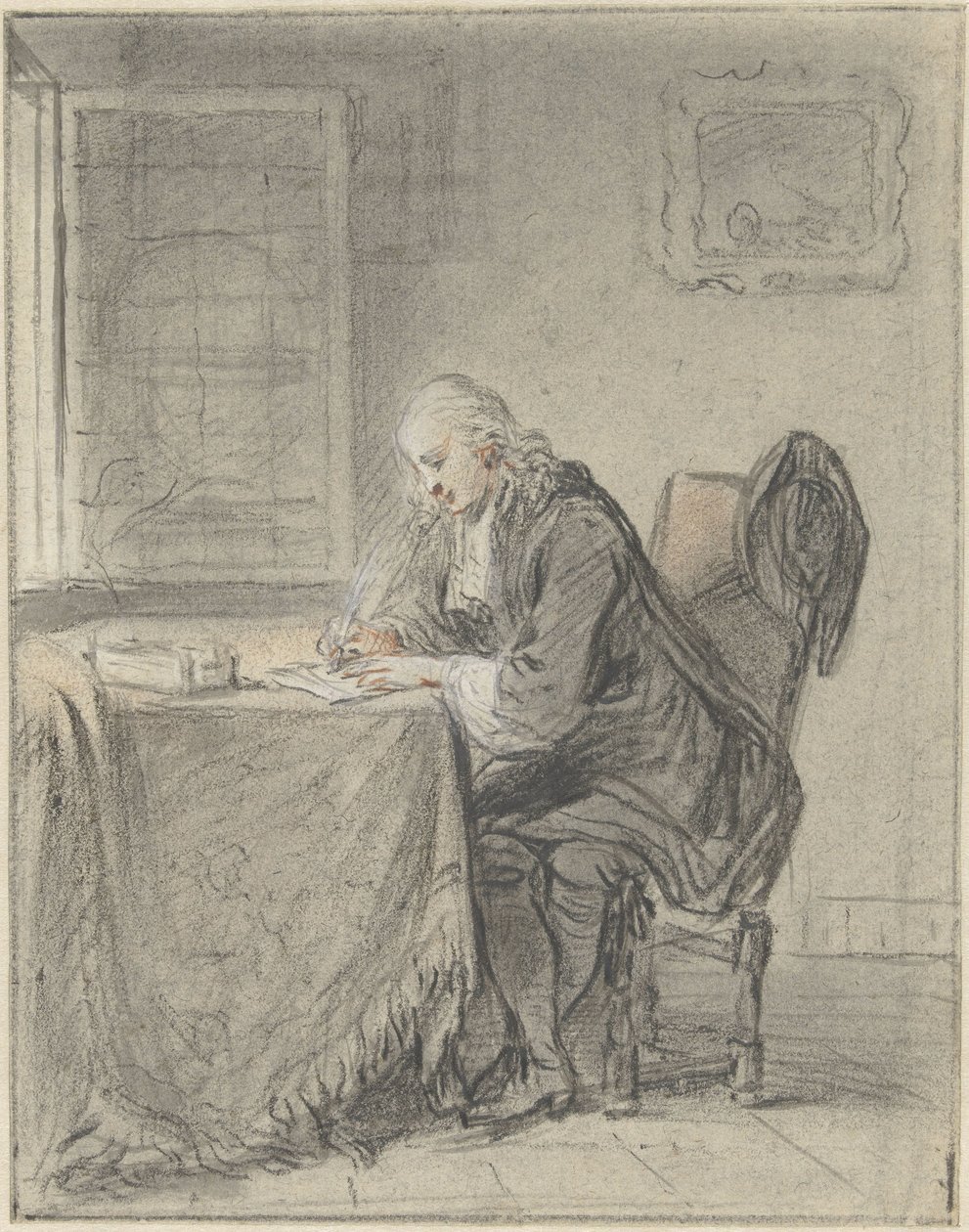The Letter Writer by Willem Joseph Laquy