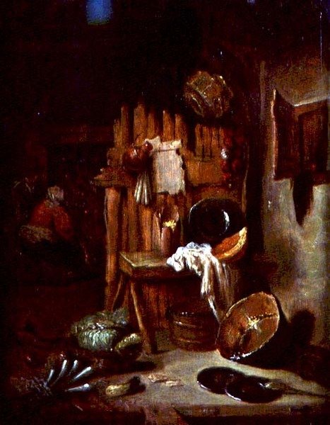 A Kitchen Interior by Willem Kalf