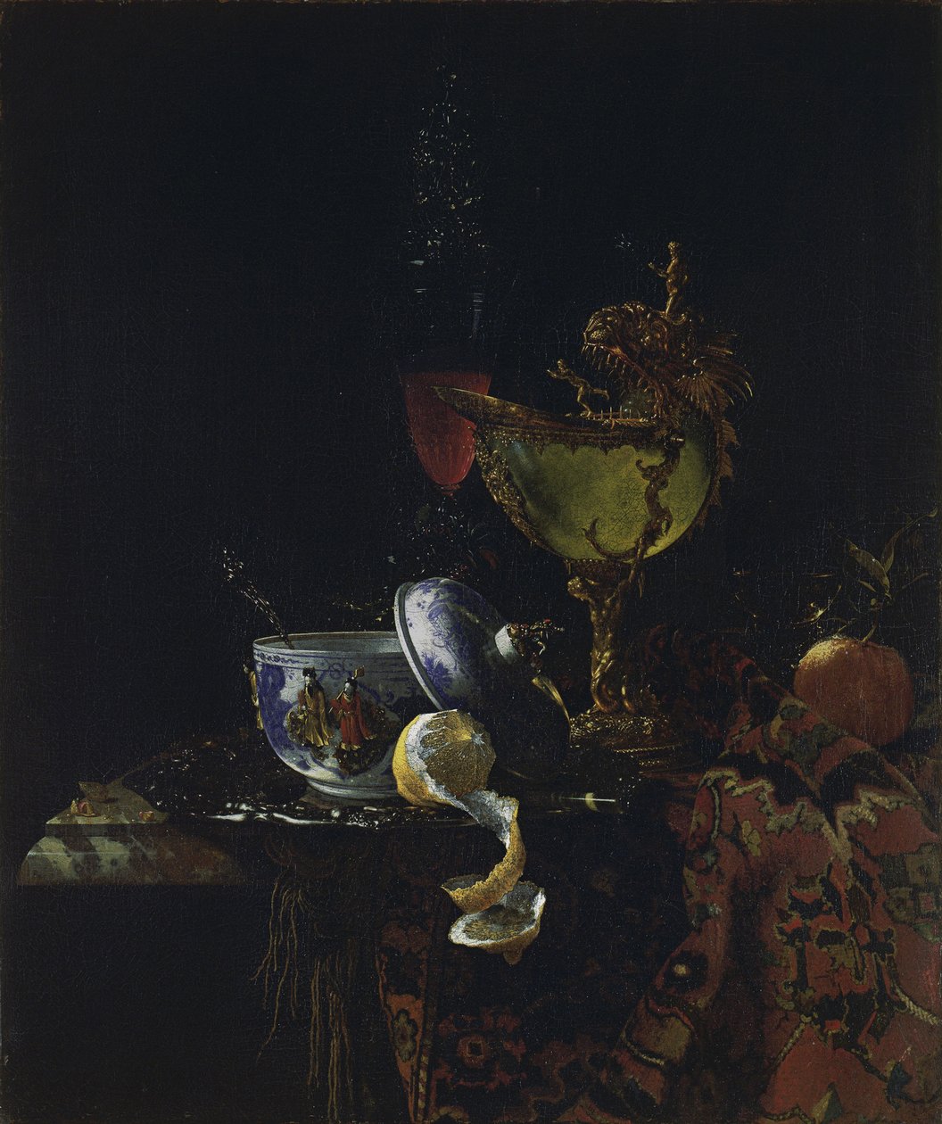 Still Life with Nautilus Cup by Willem Kalf