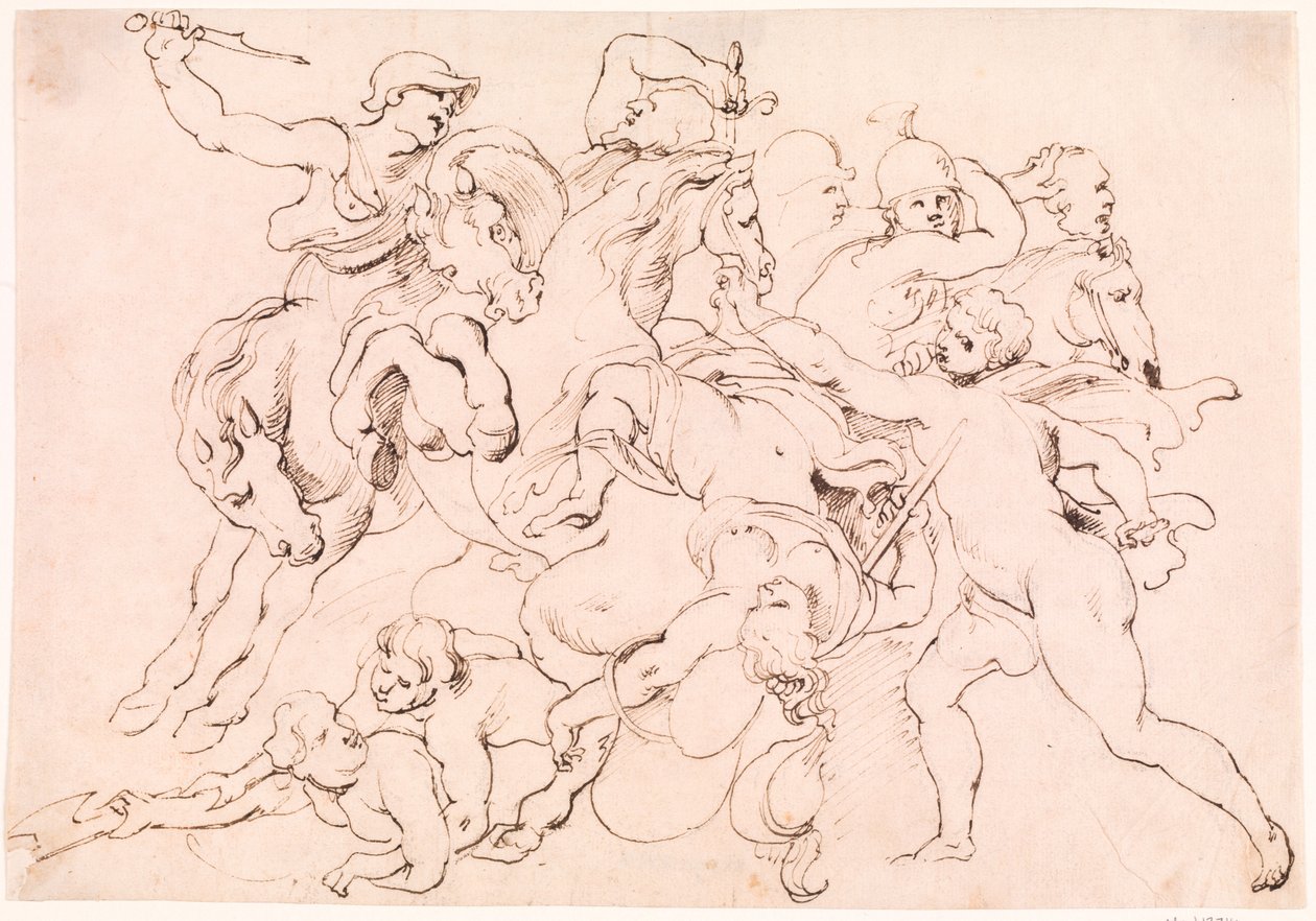 The Battle of Amazons by Willem Panneels