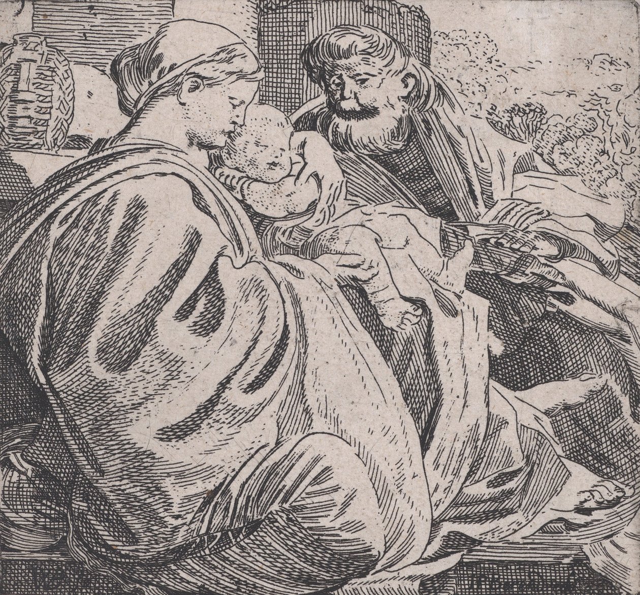 The Holy Family Resting, ca. 1615 by Willem Pietersz. Buytewech