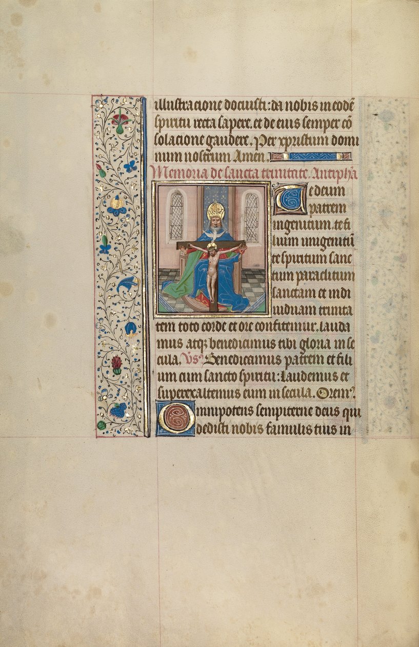 The Throne of Grace Trinity by Willem Vrelant
