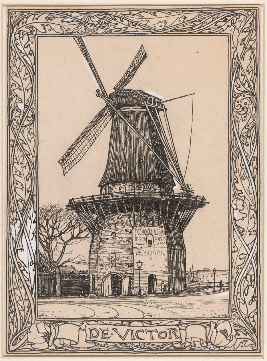 De Victor, Mill in Amsterdam by Willem Wenckebach