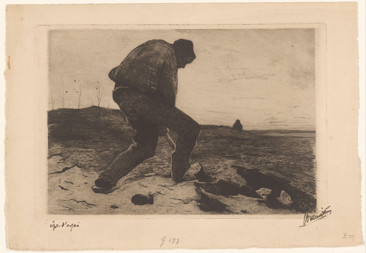 Piledriver by Willem Witsen (signed by artist)