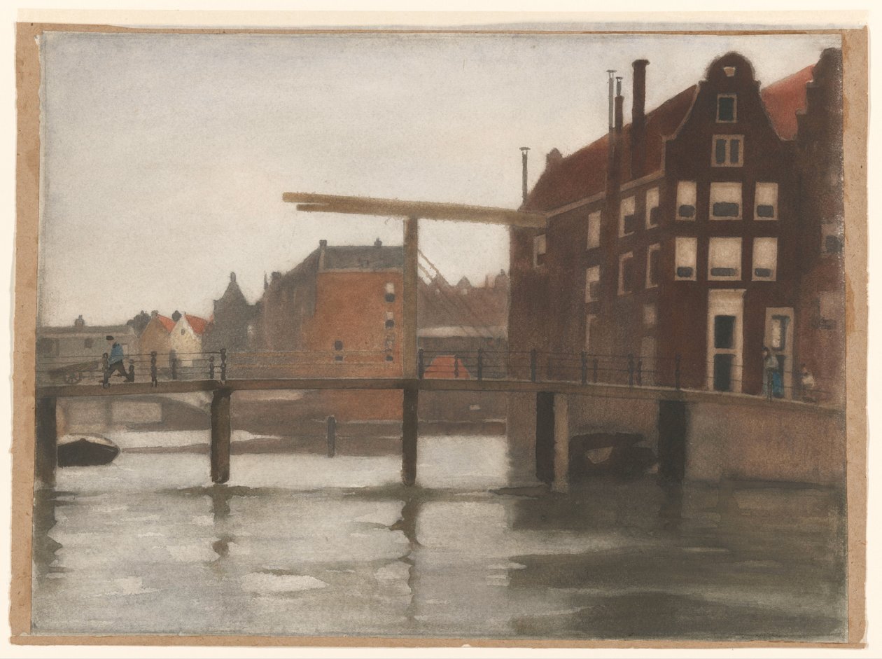 View of Uilenburg in Amsterdam by Willem Arnoldus Witsen