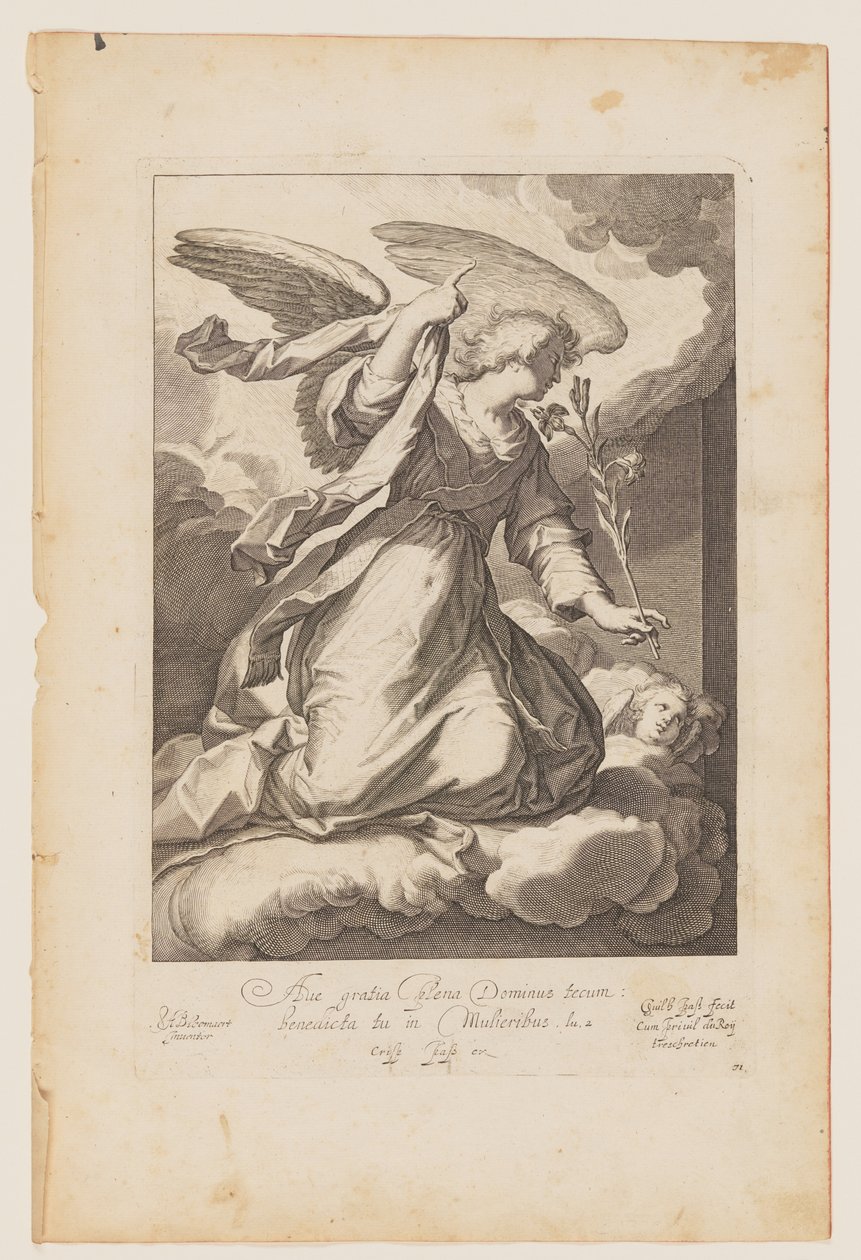 The Angel of the Annunciation by Willem de Passe