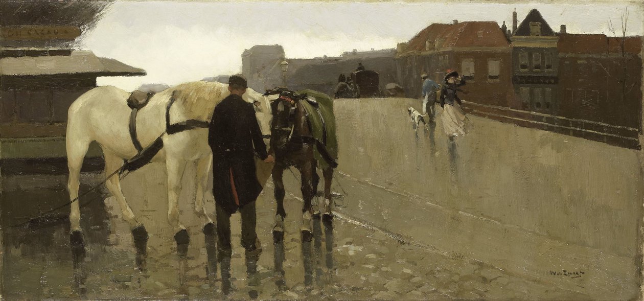 The Wagenbrug in The Hague by Willem de Zwart
