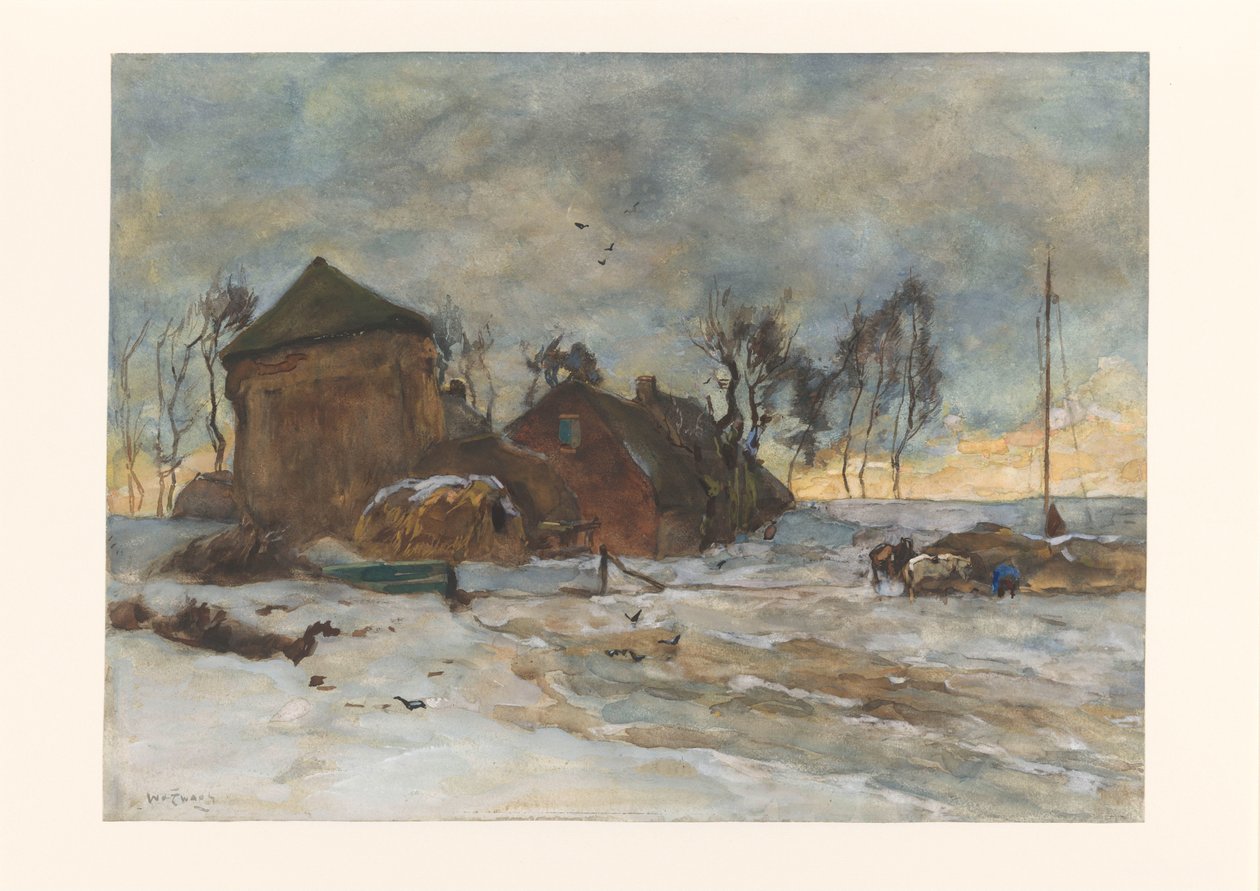 Winter Landscape by Willem de Zwart