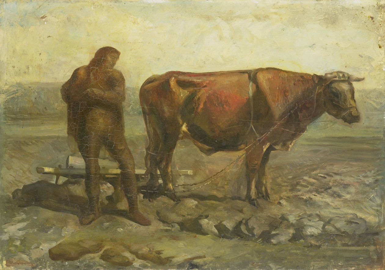 Plowing Peasant by Willem van Konijnenburg