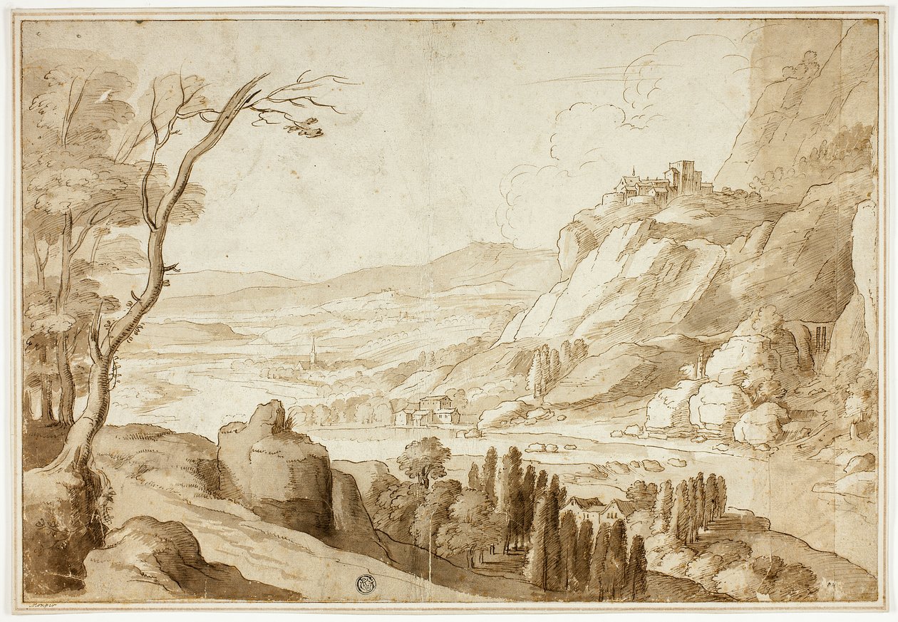 Rhine Landscape by Willem van Nieuwlandt II