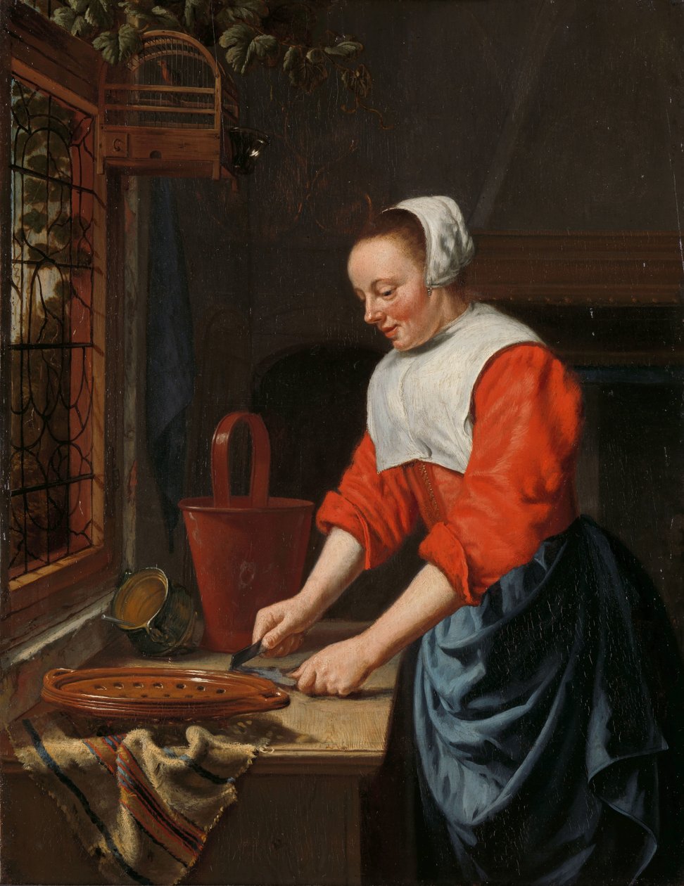 The Servant Girl by Willem van Odekercken (attributed to)