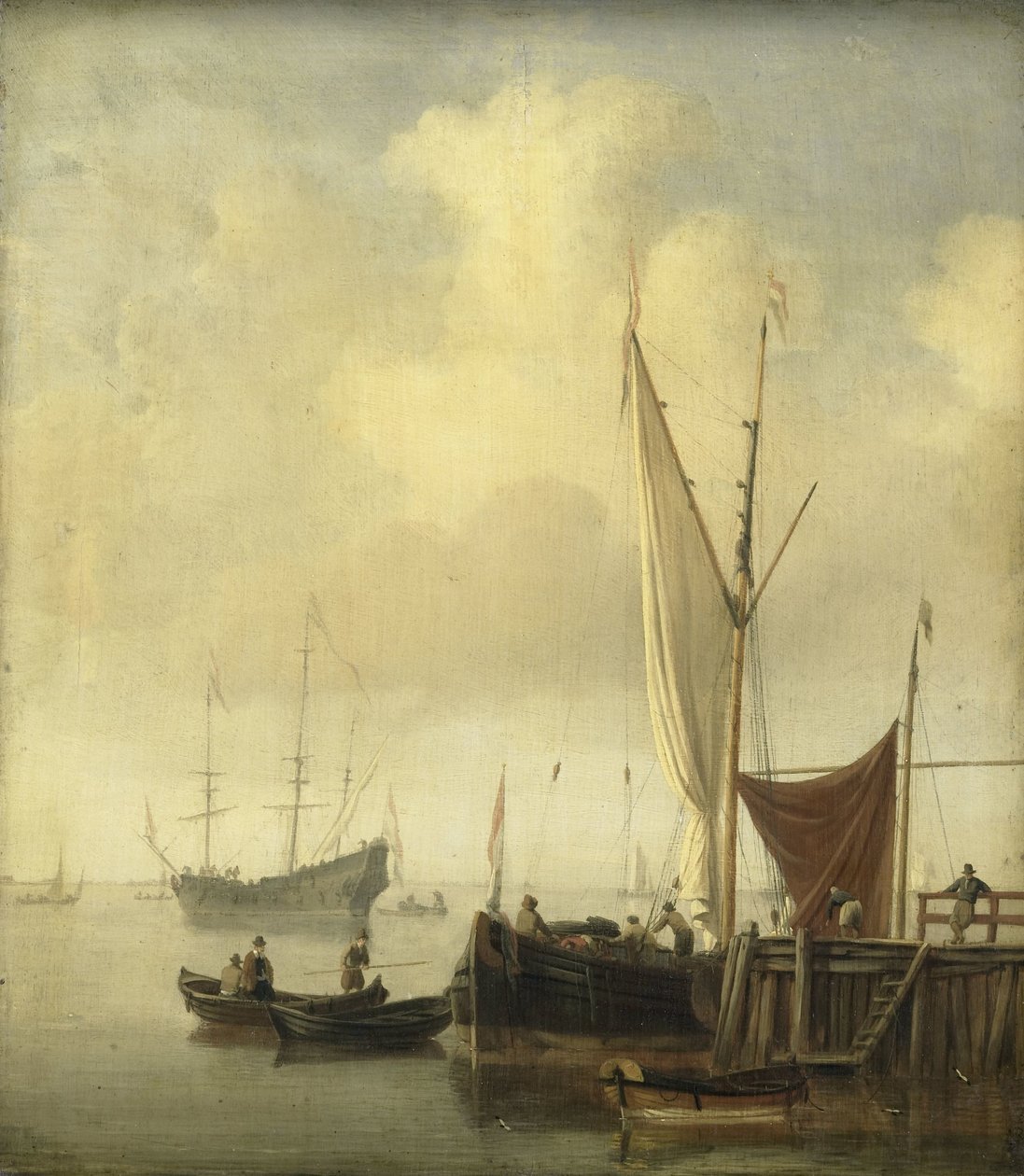 A Harbor by Willem van de Velde (II)