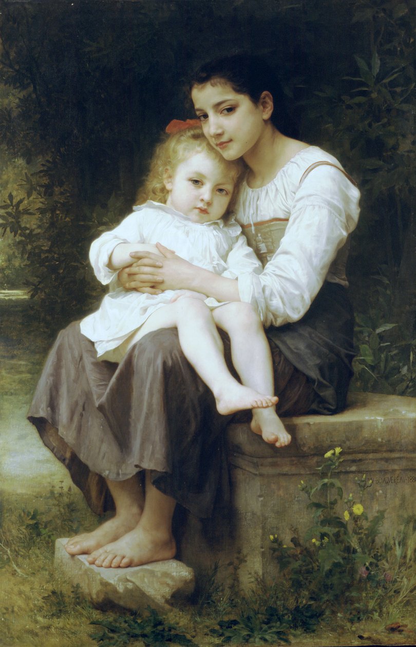 Big Sis by William Adolphe Bouguereau
