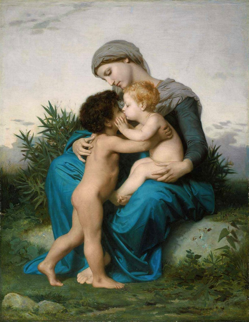 Fraternal Love by William Adolphe Bouguereau