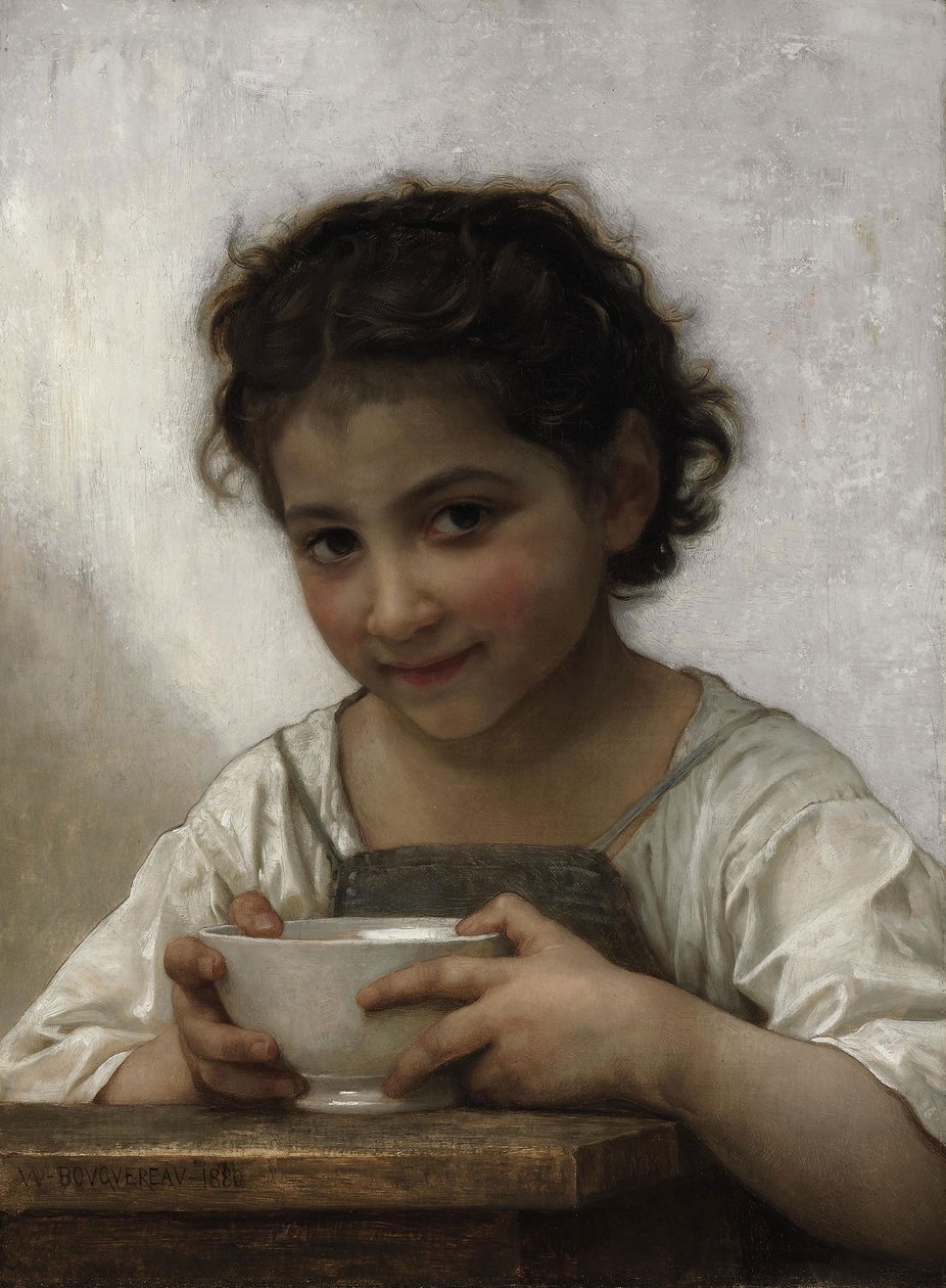 Milk Soup by William Adolphe Bouguereau