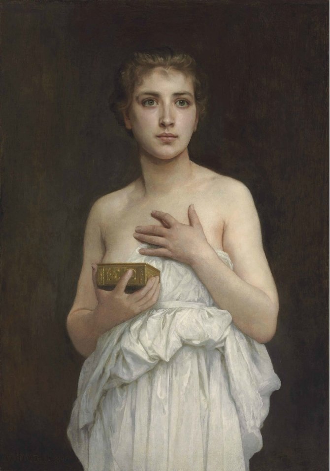 Pandora by William Adolphe Bouguereau