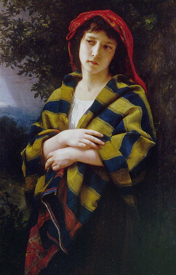 During the Storm by William Adolphe Bouguereau