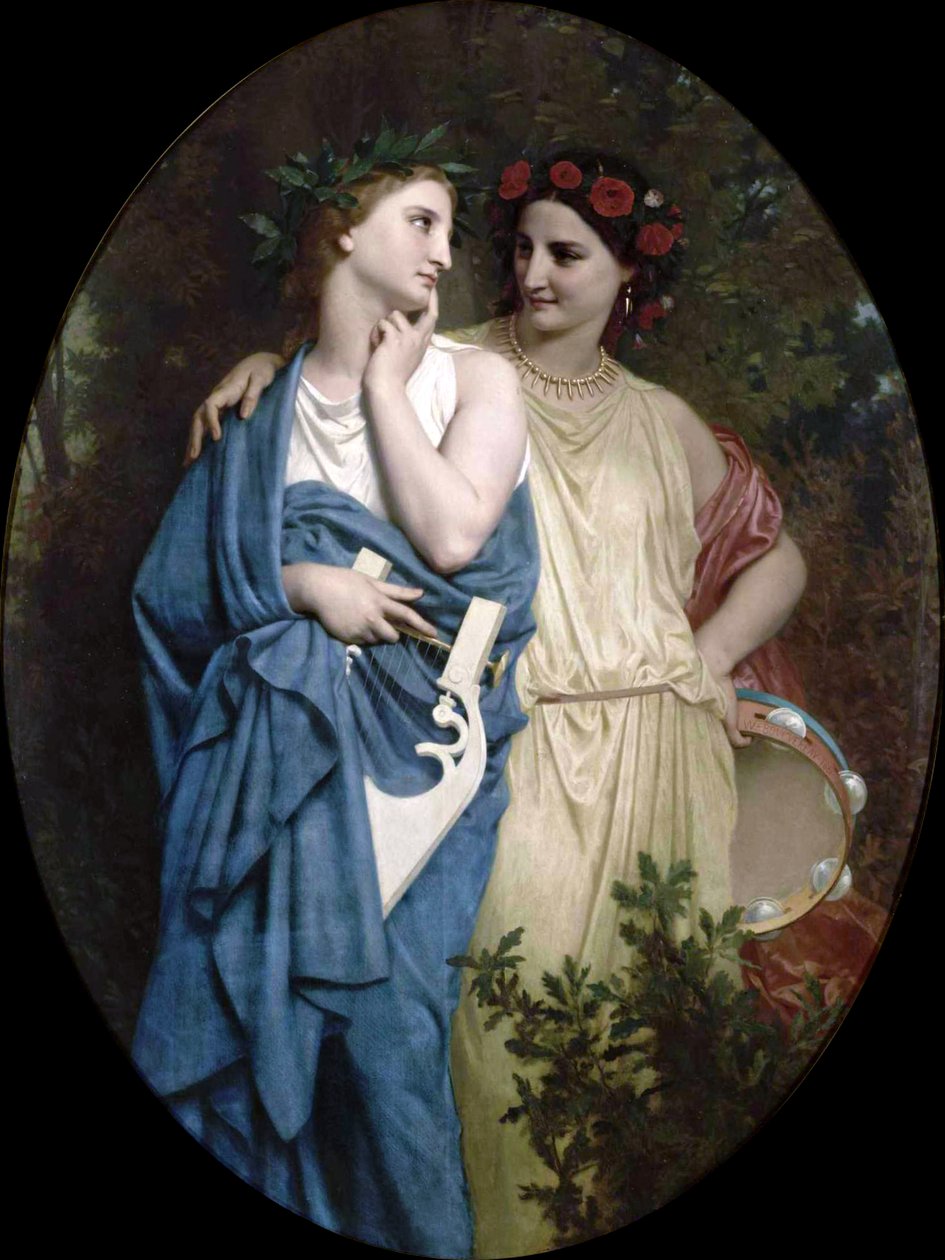 Philomela and Procne by William Adolphe Bouguereau