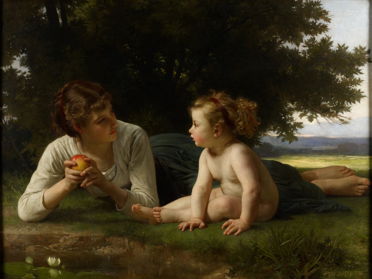 Temptation by William Adolphe Bouguereau