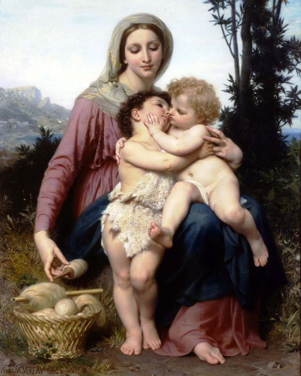The Holy Family by William Adolphe Bouguereau