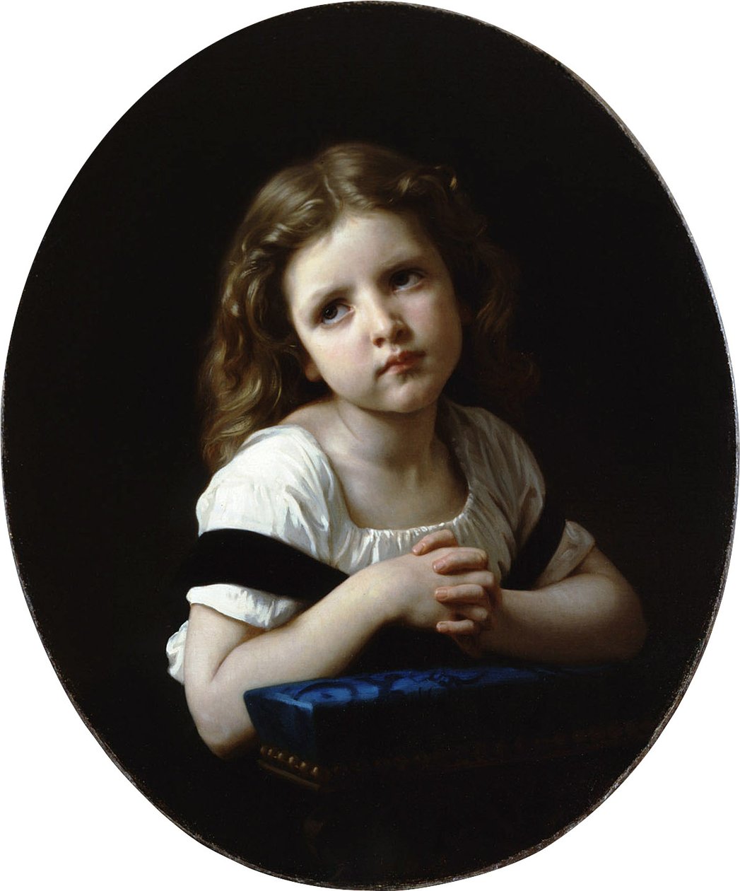 The Prayer by William Adolphe Bouguereau