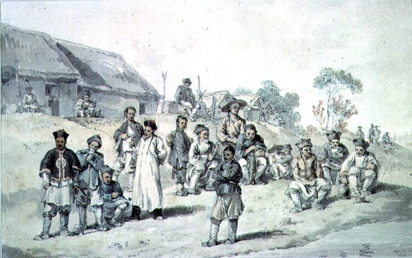 Chinese Observing the British (Lord Macartney