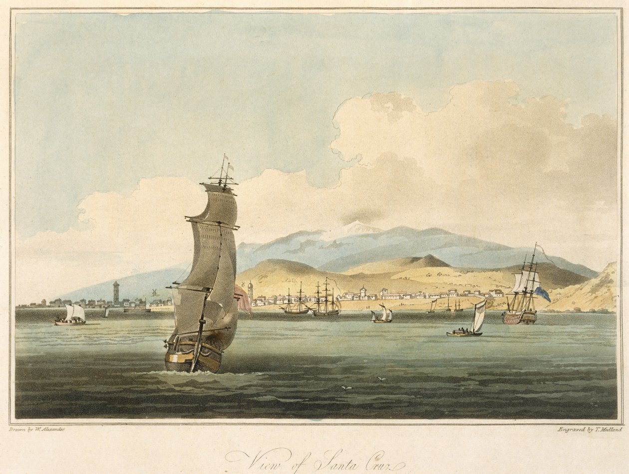 View of Santa Cruz, plate 3 from 