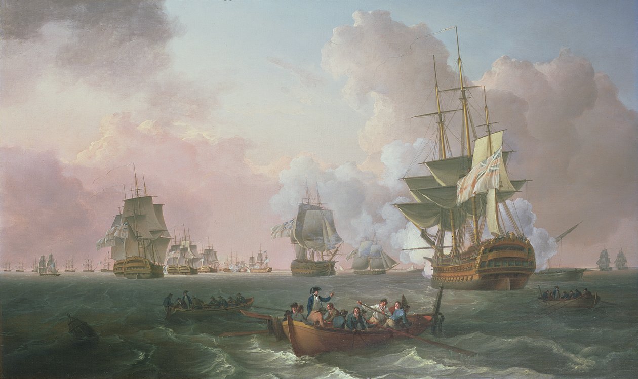 The Battle of the Nile by William Anderson