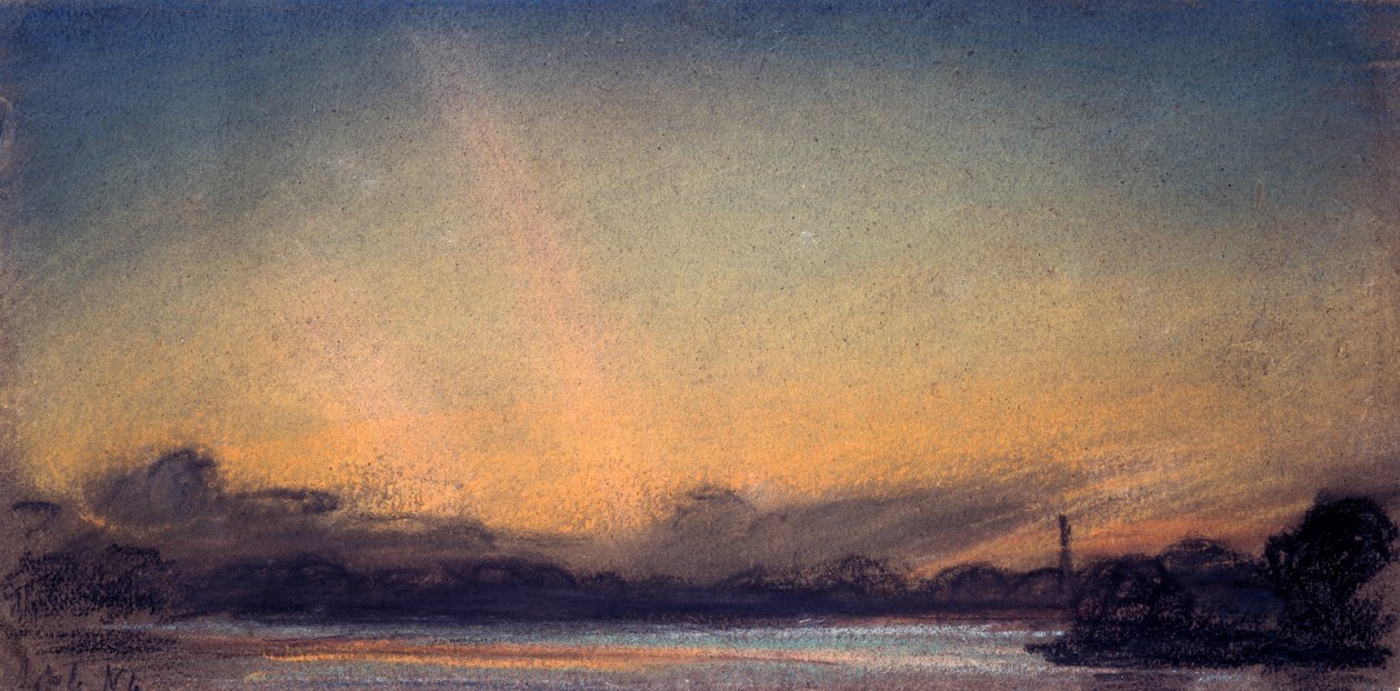 Sunset, 4th September 1885 by William Ascroft