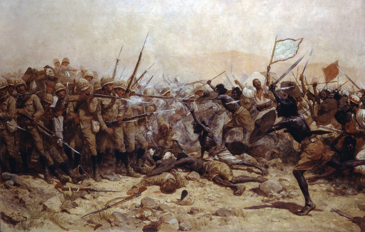 The Battle of Abu Klea, 17th January 1885 by William Barnes Wollen