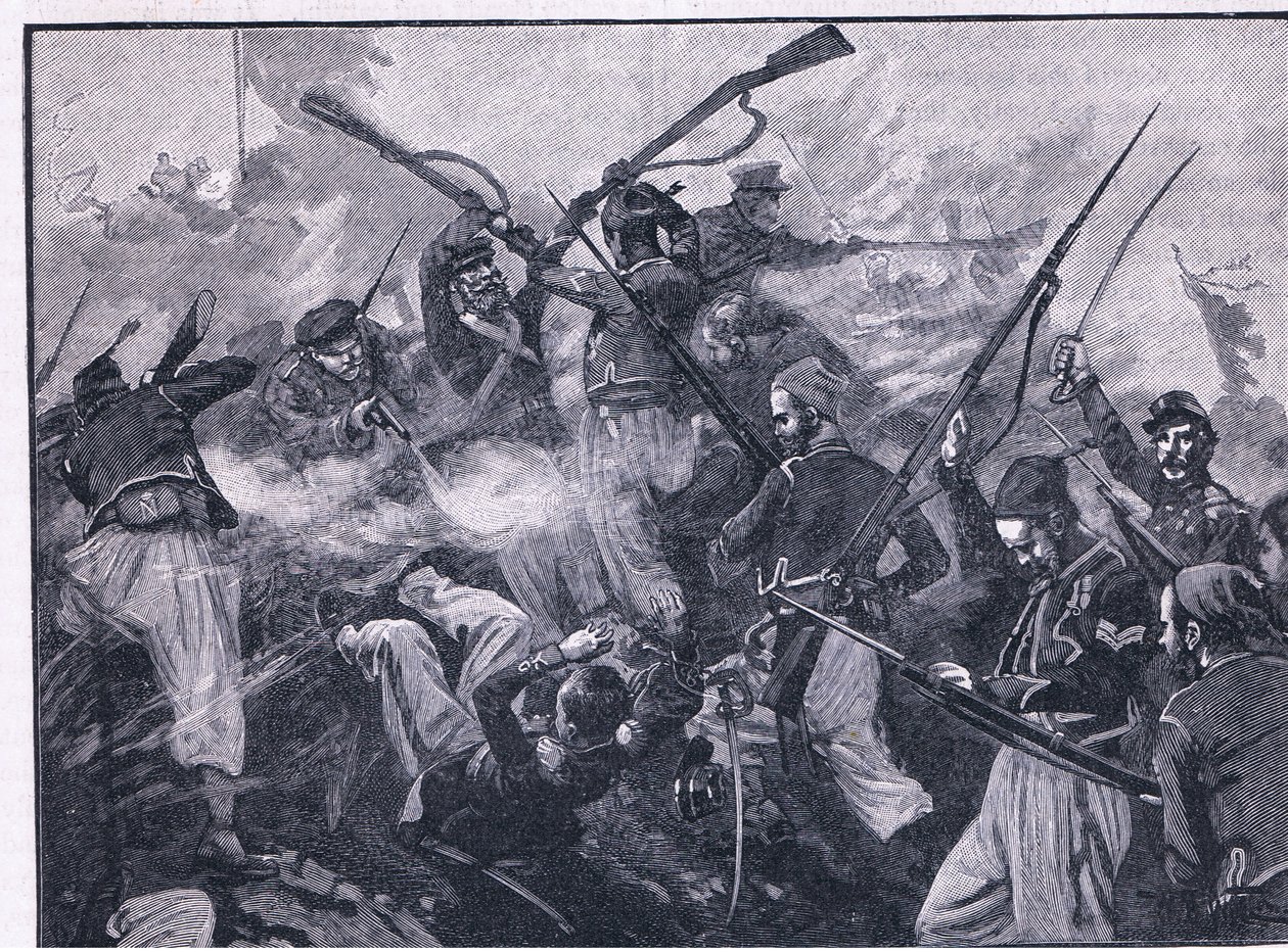 The French in the Malakoff 1855 AD by William Barnes Wollen